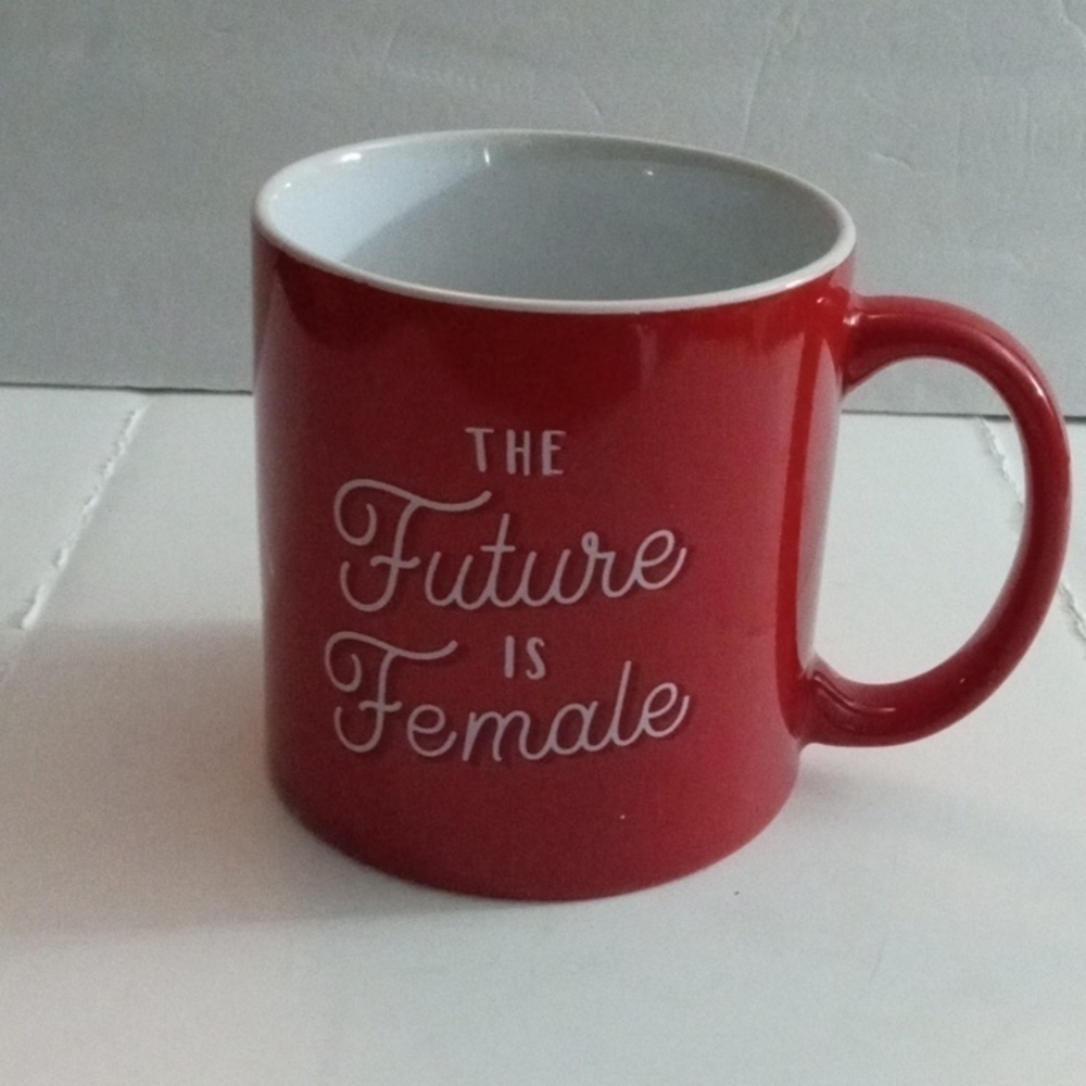 Posh Pop, The Future is Female Oversized Coffee Mug, preowned